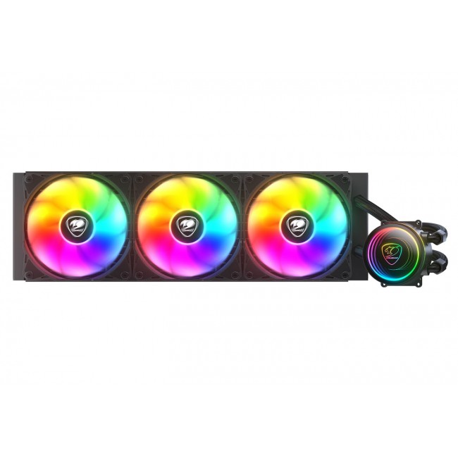 COUGAR CPU Water Cooling, Poseidon Elite 360, ARGB, Black