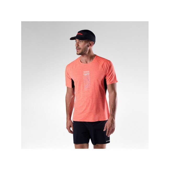 Koszulka męska ROSSIGNOL M Sapa Ultra Tee czerwona - 2XL