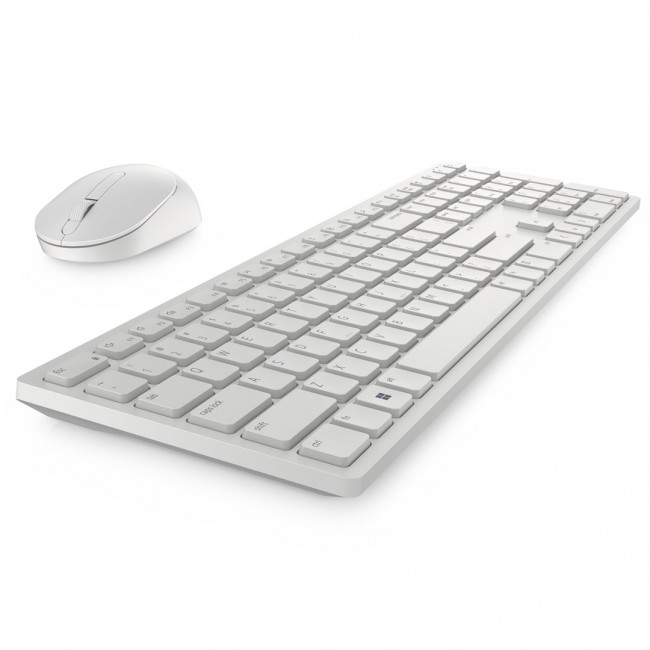 DELL Pro Keyboard and Mouse - KM5221W - German (QWERTZ) - White