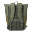 Rivacase Eden backpack Travel backpack Olive PU leather, Polyester, Recycled polyethylene terephthalate (rPET)