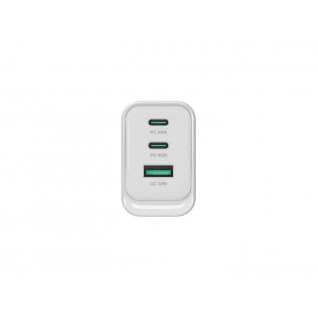 Conceptronic ALTHEA21W65 3-Port 65W GaN USB PD Charger, USB-C x 2, USB-A x 1, QC 3.0, PPS, PD 3.0 Conceptronic ALTHEA21W65 3-Port 65W GaN USB PD Charger, USB-C x 2, USB-A x 1, QC 3.0, PPS, PD 3.0