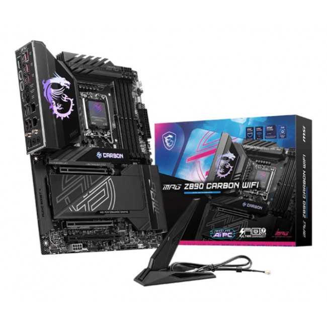 MSI MPG Z890 CARBON WIFI motherboard Intel Z890 LGA 1851 (Socket V1) ATX