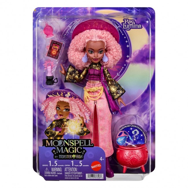 Monster High Moonspell Magic by Rae Lumina Fashion Doll, Sun Witch with Accessories