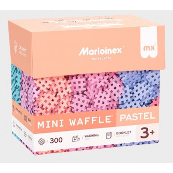 Waffle Mini Pastel 300 Pieces 636 Marioinex