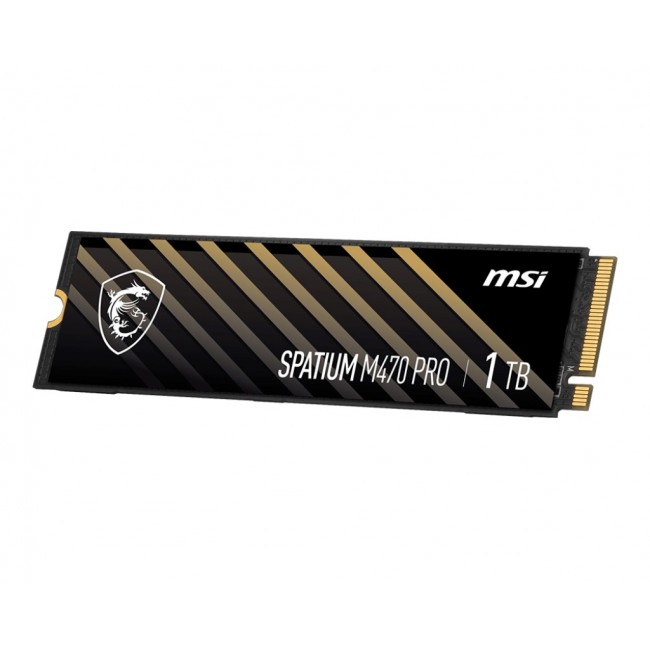 MSI SPATIUM M470 PRO PCIe 4.0 NVMe M.2 1TB internal solid state drive PCI Express 4.0 3D NAND