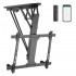 Techly Motorized Swivel Ceiling TV Mount Smart Home Integration for TVs from 32-70
