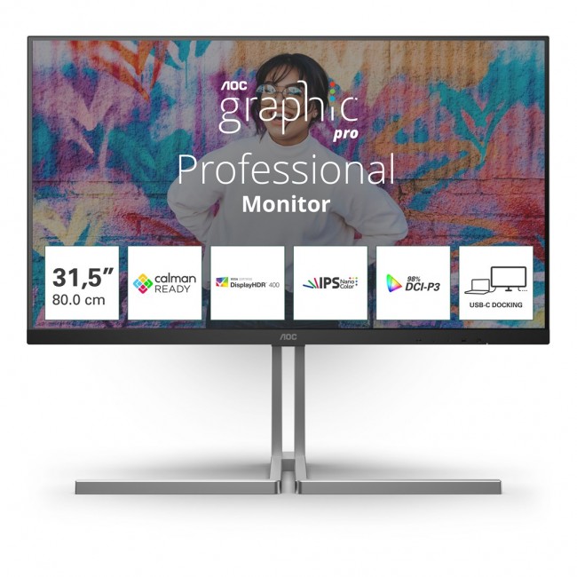 AOC U32U3CV computer monitor 80 cm (31.5