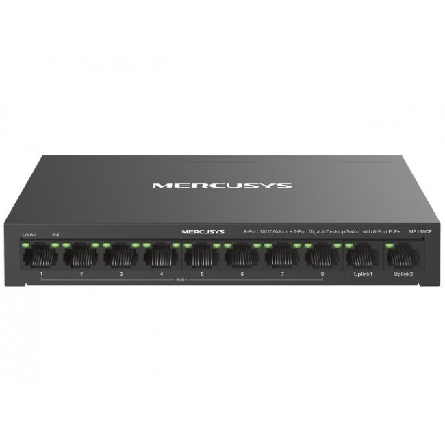 Mercusys MS110CP Network Switch PoE Support Black Mercusys MS110CP Network Switch PoE Support Black