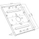 Maclean MC-677 Anti Theft Tablet Stand Holder Safe System Table Desk Mount Lock Key iPad 2 / 3 / 4 / Air Maclean MC-677 Anti Theft Tablet Stand Holder Safe System Table Desk Mount Lock Key iPad 2 / 3 / 4 / Air
