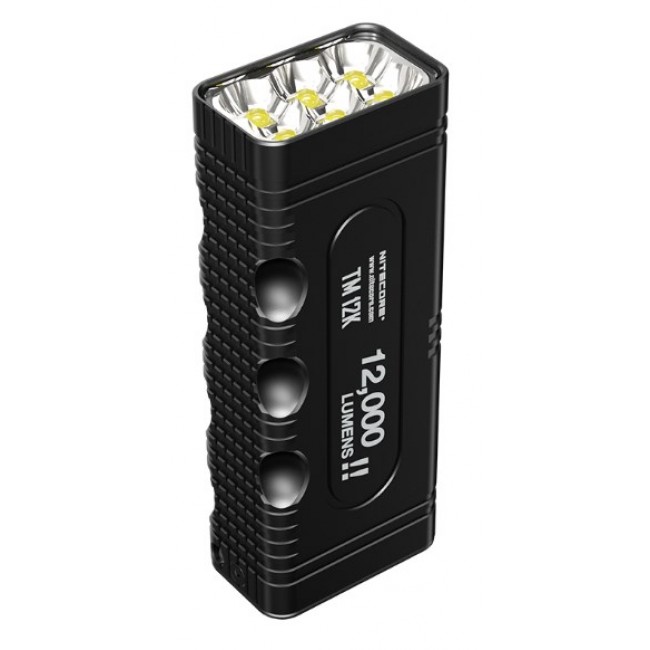 Nitecore TM12K flashlight Black Tactical flashlight LED Nitecore TM12K flashlight Black Tactical flashlight LED