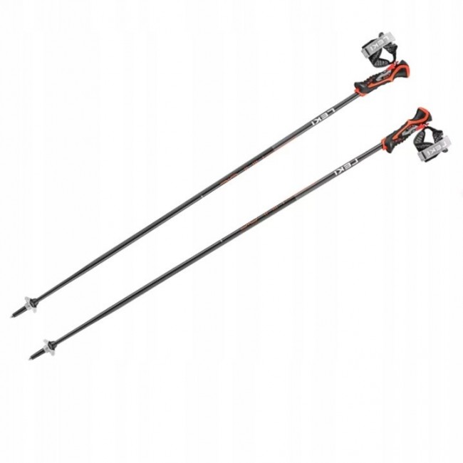 LEKI POLES 3D AIRFOIL black/red 120