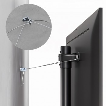 Maclean TV floor stand bracket, 32-70