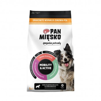 PAN MIĘSKO Special Needs Mobility & Active Pork with Duck M - dry dog food - 3kg