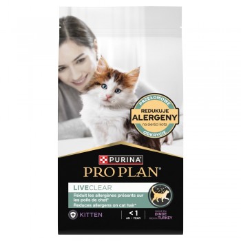 PURINA Pro Plan LiveClear Kitten Rich in turkey - dry cat food - 1,4kg