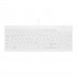 Contour Design Active Key Contour QuickClean Medical Keyboard Removable Cover Compact Wired White DE C7012