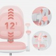 Junior 3.6 Pink swivel chair