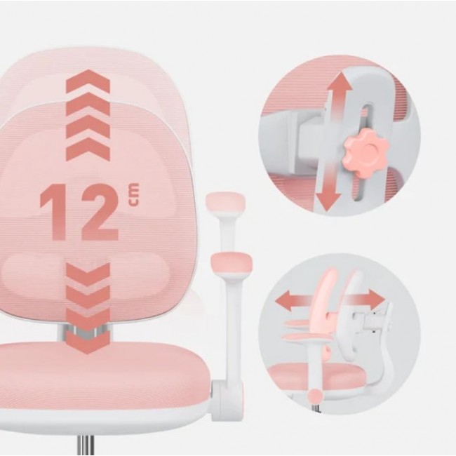 Junior 3.6 Pink swivel chair