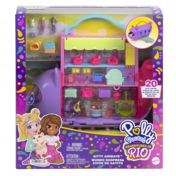 Polly Pocket KITTY AIRWAYS Playset