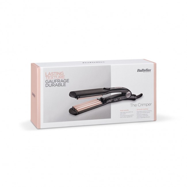 BaByliss The Crimper Texturizing iron Warm Black, Pink 70.9 BaByliss The Crimper Texturizing iron Warm Black, Pink 70.9