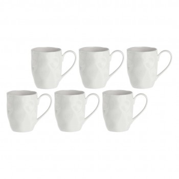 Set of 6 mugs LA PORCELLANA BIANCA