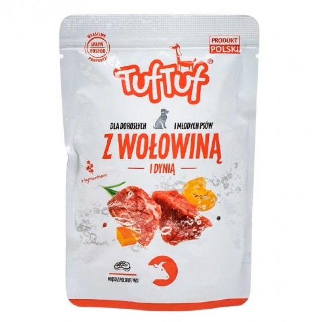 BULT Minced beef with pumpkin - wet dog food - 300g