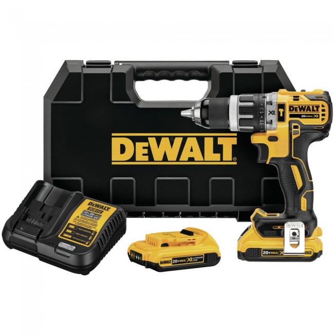DeWALT DCD796D2-QW drill Keyless 1.6 kg Black, Yellow DeWALT DCD796D2-QW drill Keyless 1.6 kg Black, Yellow