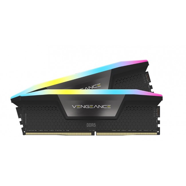 Corsair Vengeance RGB CMH64GX5M2B5200C40 memory module 64 GB 2 x 32 GB DDR5 5200 MHz Corsair Vengeance RGB CMH64GX5M2B5200C40 memory module 64 GB 2 x 32 GB DDR5 5200 MHz