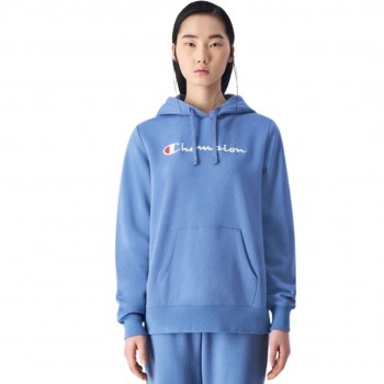 Champion Hooded Women's Sweatshirt Blue 117529 BS099 L