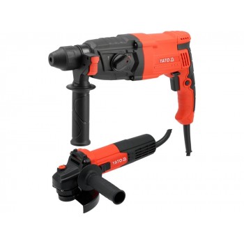 YATO M OTOWIERTARKA SDS+ 900W 3,2J / SZLIFIERKA KĄTOWA 125mm 750W