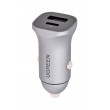Ugreen USB Type-C / USB 24W Power Delivery Quick Charge car charger, grey (30780) Ugreen USB Type-C / USB 24W Power Delivery Quick Charge car charger, grey (30780)