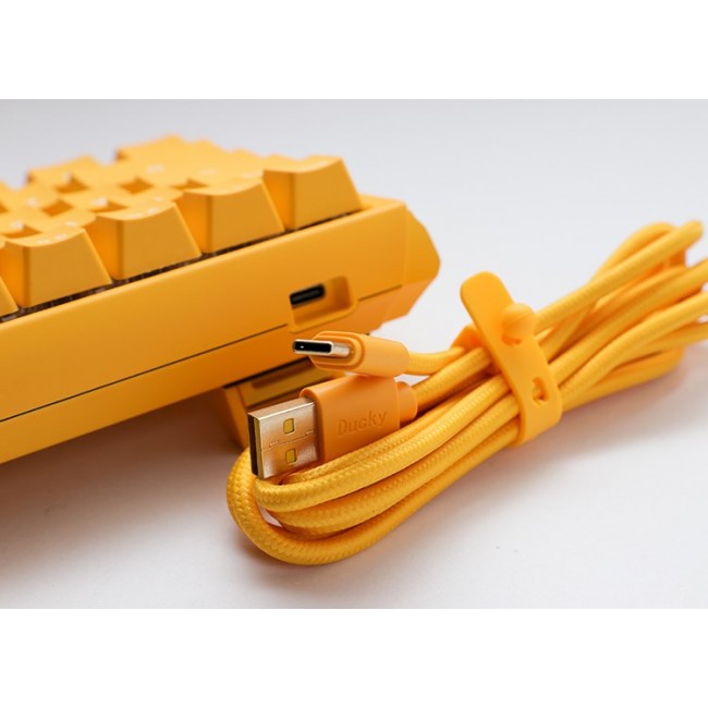 Ducky One 3 Yellow Mini keyboard Gaming USB QWERTZ German