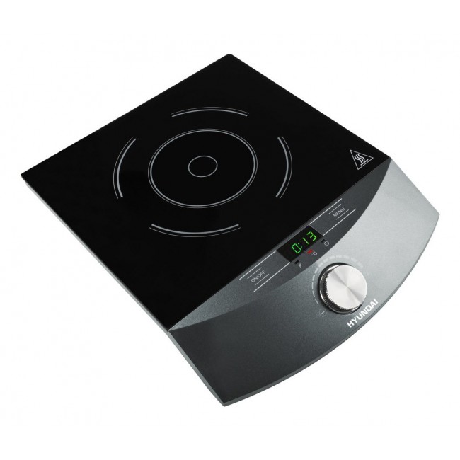 Hyundai IND 133 Black Countertop 30 cm Zone induction hob 1 zone(s)
