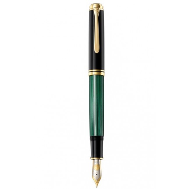 Pelikan Souver n 1000 fountain pen Built-in filling system Black, Gold, Green 1 pc(s) Pelikan Souver n 1000 fountain pen Built-in filling system Black, Gold, Green 1 pc(s)