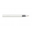 Coaxial cable DIGITUS RG-6, 75 Ohm, shield (2x foil + 77% braid), Eca, PVC, 100m, white
