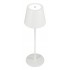 RealPower LED-Tischlampe dimmbar kalt/warm mit Akku,weiss