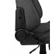 Aerocool CROWNASHBK, Ergonomic Gaming Chair, Adjustable Cushions, AeroWeave Technology, Black