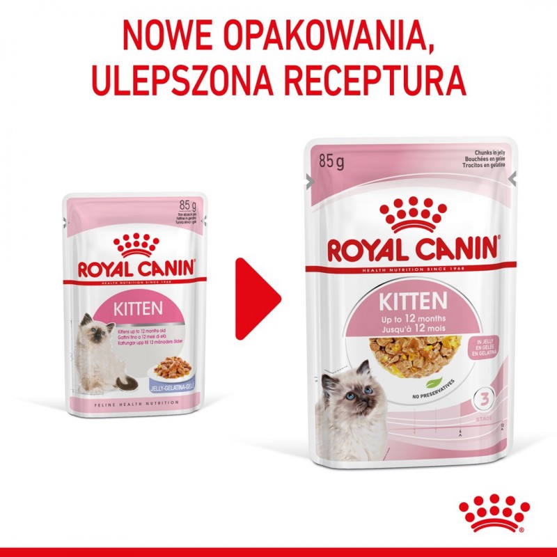 Royal Canin FHN Kitten Instinctive in jelly - wet food for kittens - 12x85g