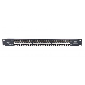Extralink PoE Injector 24 Port 24x 100Mb/s RJ45, Rackmount
