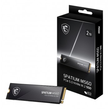 MSI Spatium M560 PCIE 5.0 NVME M.2 2 TB PCI Express 5.0 3D NAND