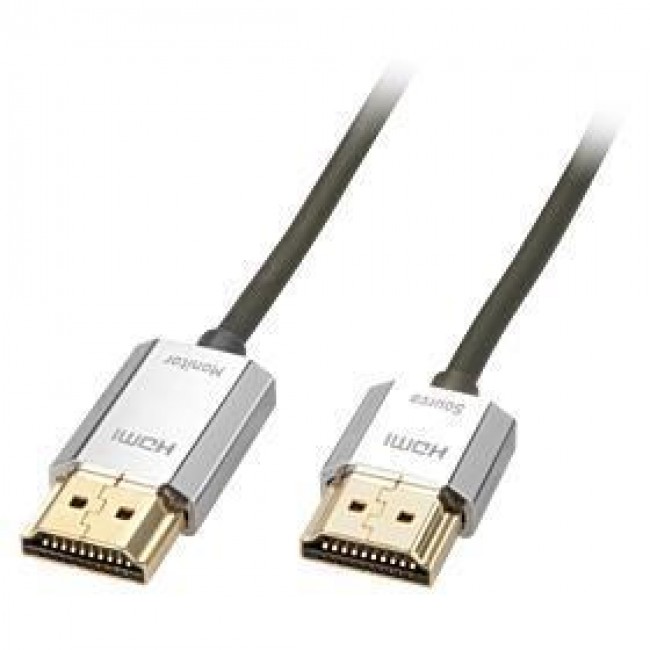Lindy 4.5m CROMO Slim High Speed HDMI Cable with Ethernet Lindy 4.5m CROMO Slim High Speed HDMI Cable with Ethernet