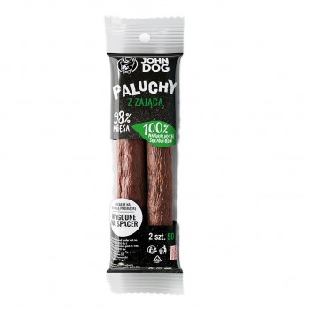 JOHN DOG Hare sticks - dog treat - 50g