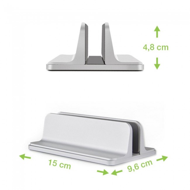 Techly Vertical Aluminum Notebook Stand Techly Vertical Aluminum Notebook Stand