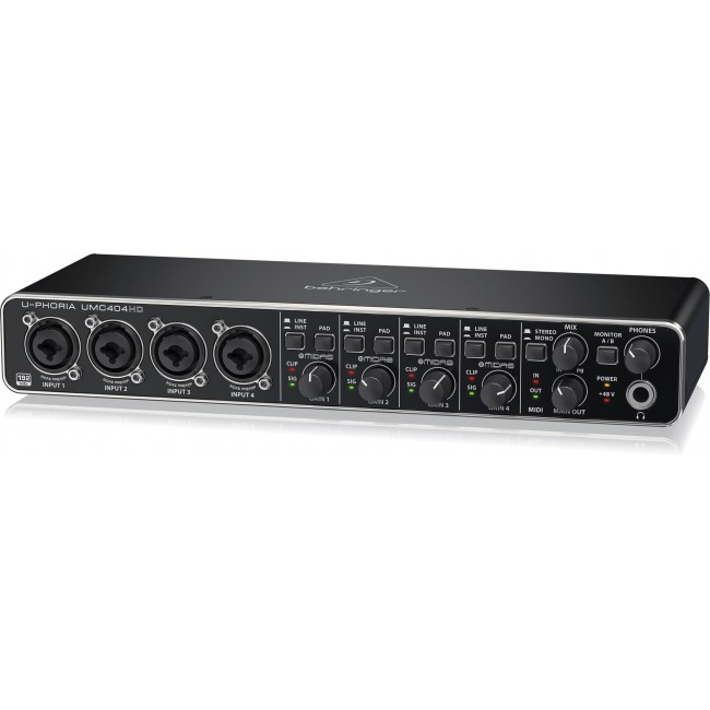 Behringer UMC404HD recording audio interface