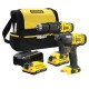 STANLEY ZESTAW V20 SFMCK465D2S (SFMCD711+SFMCF800) 2x2,0Ah