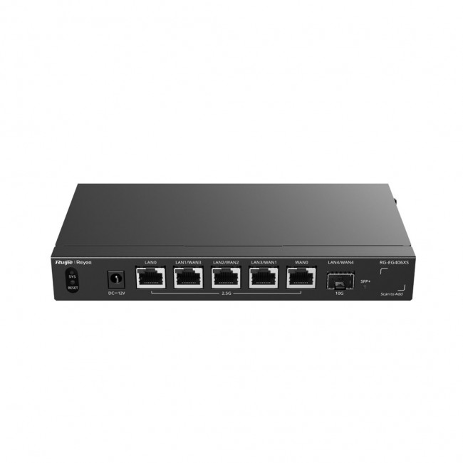 Ruijie Networks RG-EG406XS wired router 2.5 Gigabit Ethernet, 10 Gigabit Ethernet Black