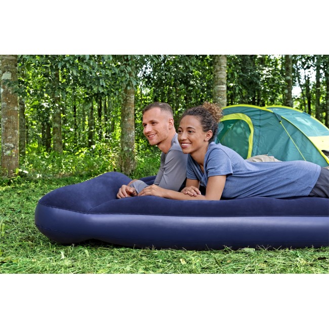 Bestway Air Mattress Queen with Built-in Foot Pump 2.03 m x 1.52 m x 28 cm