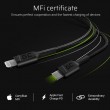 Green Cell KABGC07 lightning cable 1 m Black