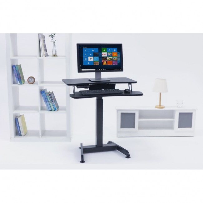 Maclean MC-835 Portable Desk Electric Height Adjustable 72 -122cm max. 37 kg Control Panel Sit Stand Work Station Maclean MC-835 Portable Desk Electric Height Adjustable 72 -122cm max. 37 kg Control Panel Sit Stand Work Station