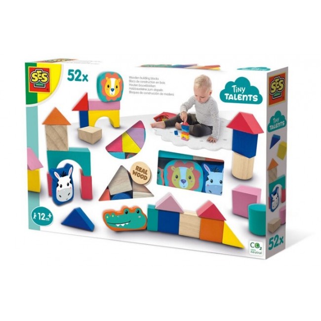 SES Creative Tiny Talents Wooden building blocks