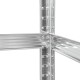 Rebel RB-1250 Metal Storage Rack Cabinet Shelves 175kg x5 180x90x40cm Galvanized Folding MDF Rebel RB-1250 Metal Storage Rack Cabinet Shelves 175kg x5 180x90x40cm Galvanized Folding MDF